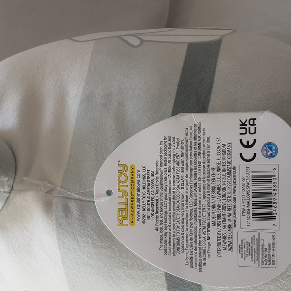 Squishmallows - Astronaut Bundle - 14" Brock backpack and 12" Brielle, NWT - Picture 10 of 10